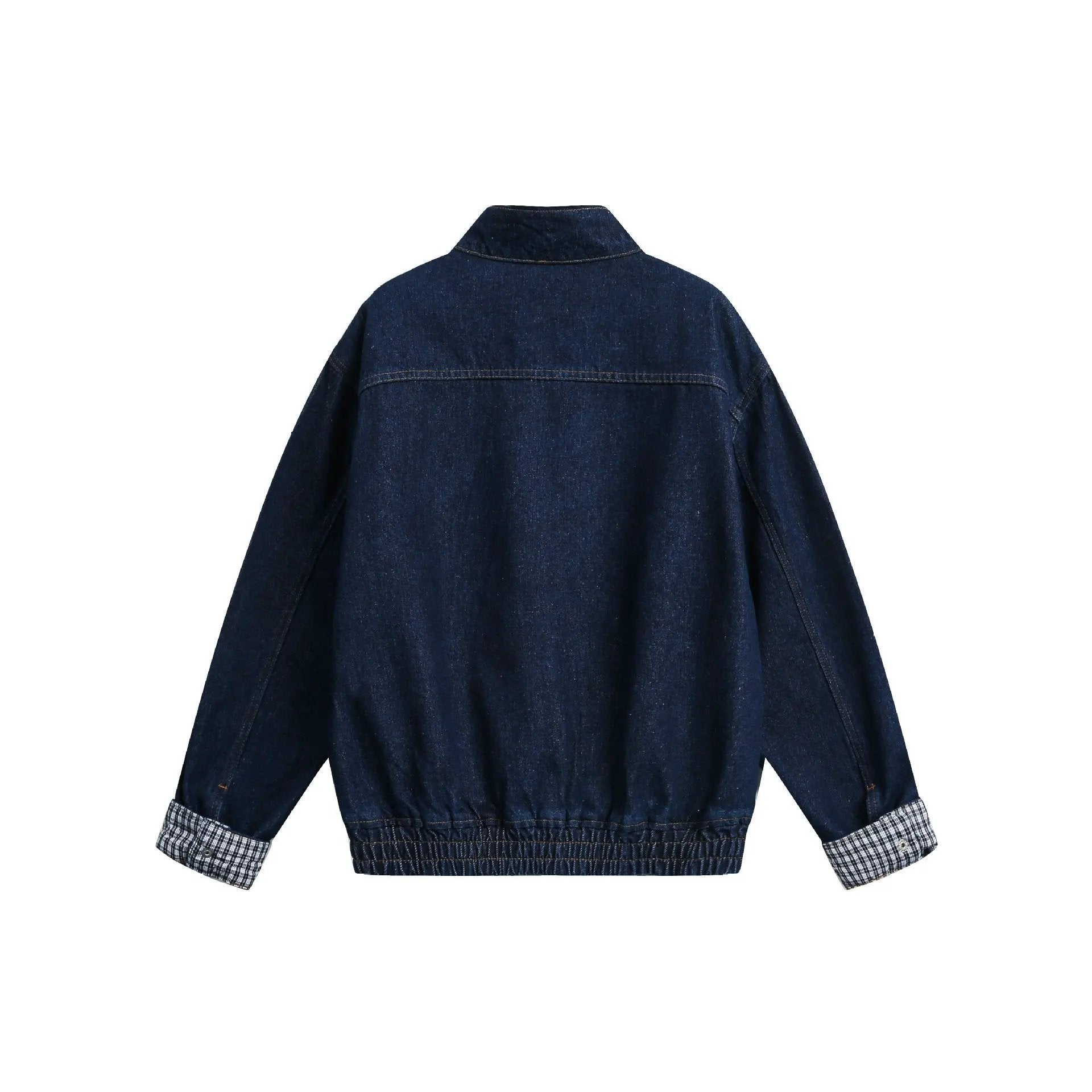 TitleWomen's All-Over Printed Denim Bomber Jacket BYMANYC ® New York CONTEMPORARY VIBRANT MODERN FASHION - New Collection by BYMANYC ® New York