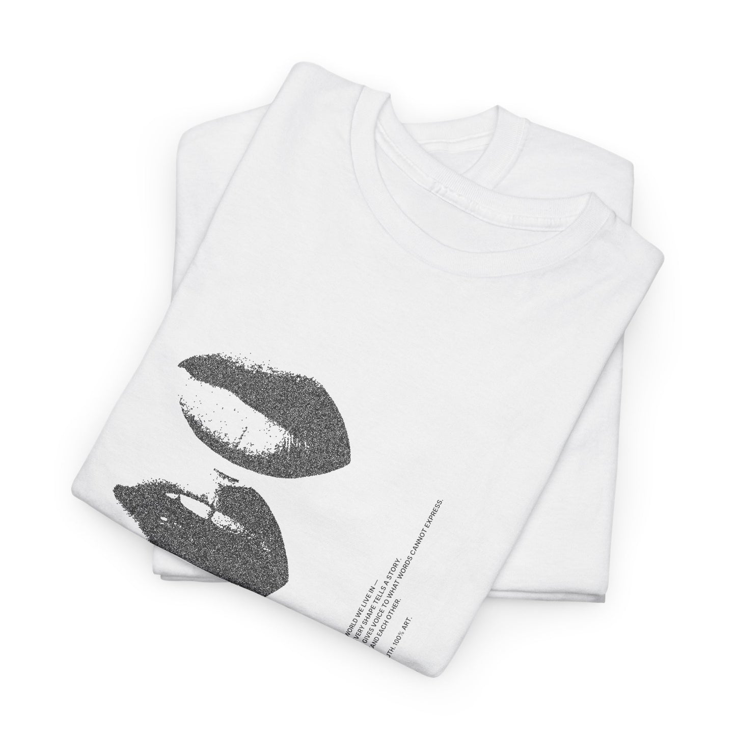 Stacked Forms Graphic T-Shirt – Minimalist Abstract Print, Unisex Casual Tee