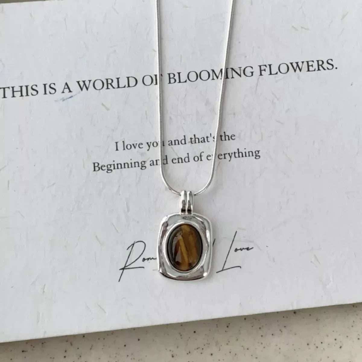 925 Sterling Silver Pendant Necklace by Partner Labels