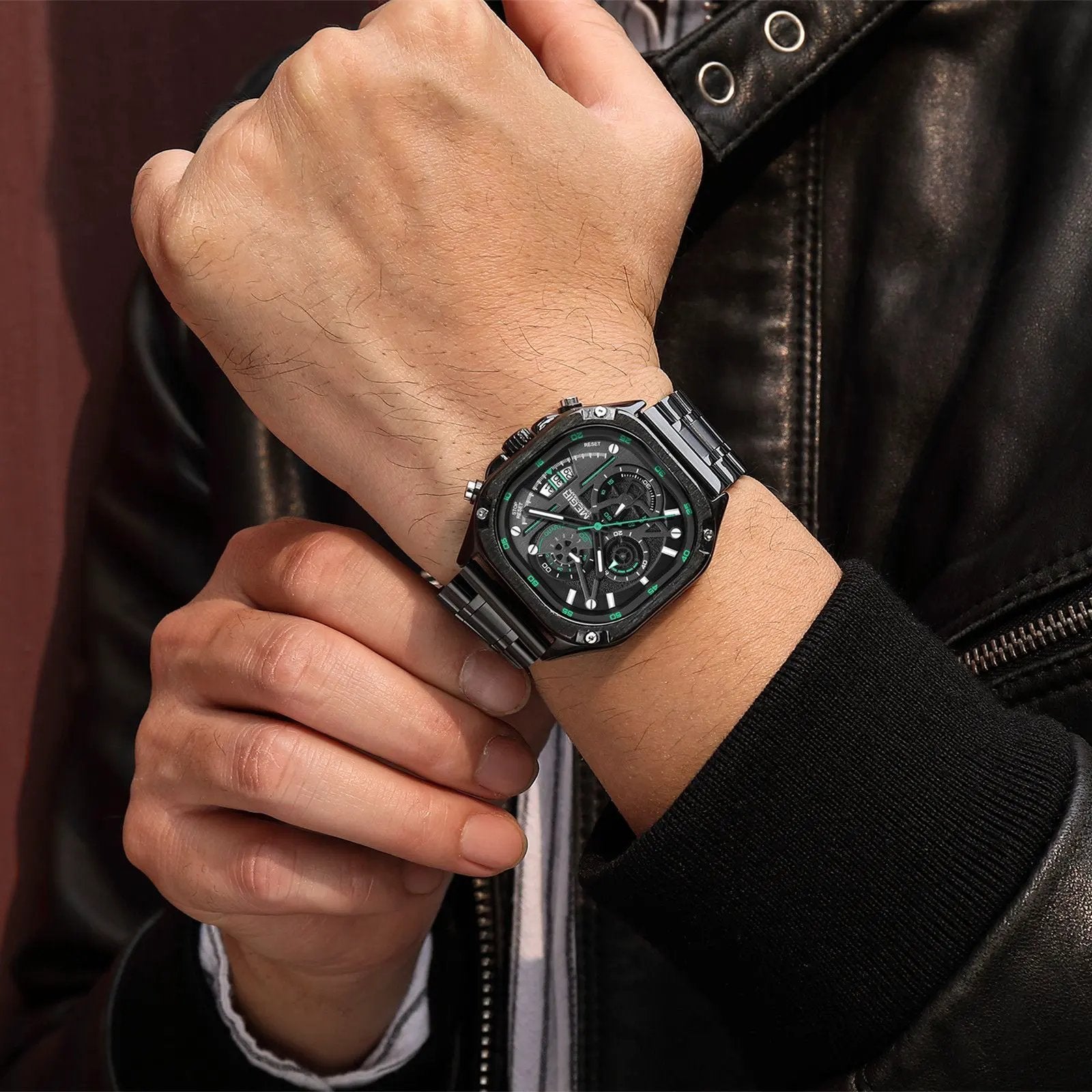 MEGIR Sports Military Watches for Men Luxury Business Casual Wristwatches Waterproof Date Clock Chronograph Reloj Hombre 2217 by MEGIR WATCH GROUP