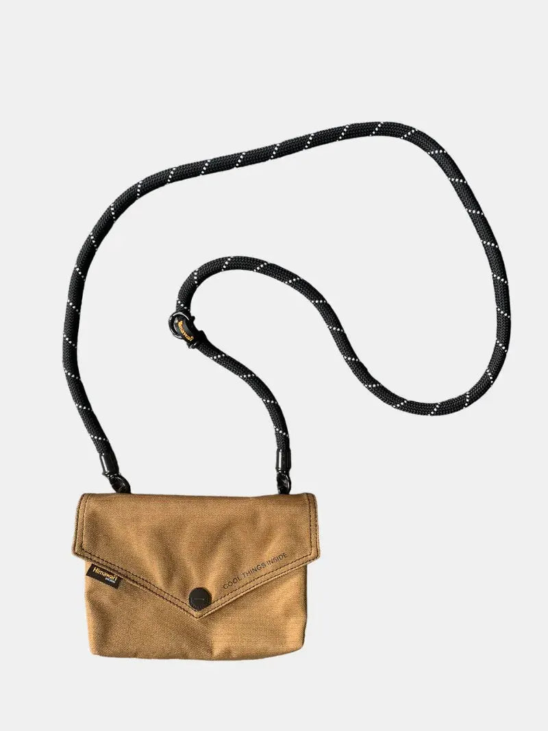 Himawari Solid Color Envelope Shape Crossbody Bag with Removable Strap by Himawari