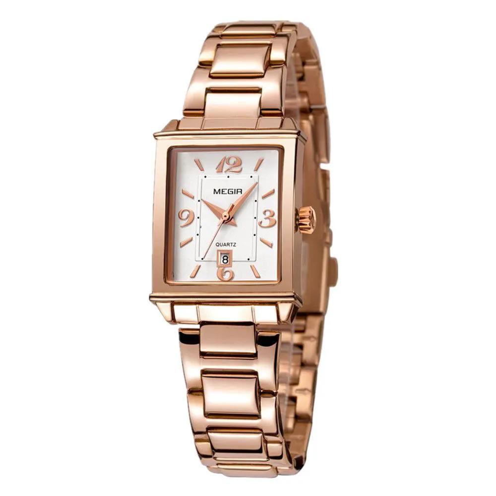MEGIR Women Bracelet Watches Fashion Business Wristwatch for Ladies Elegant Quartz Watch Waterproof Date Clock Reloj Mujer 1079 by MEGIR WATCH GROUP