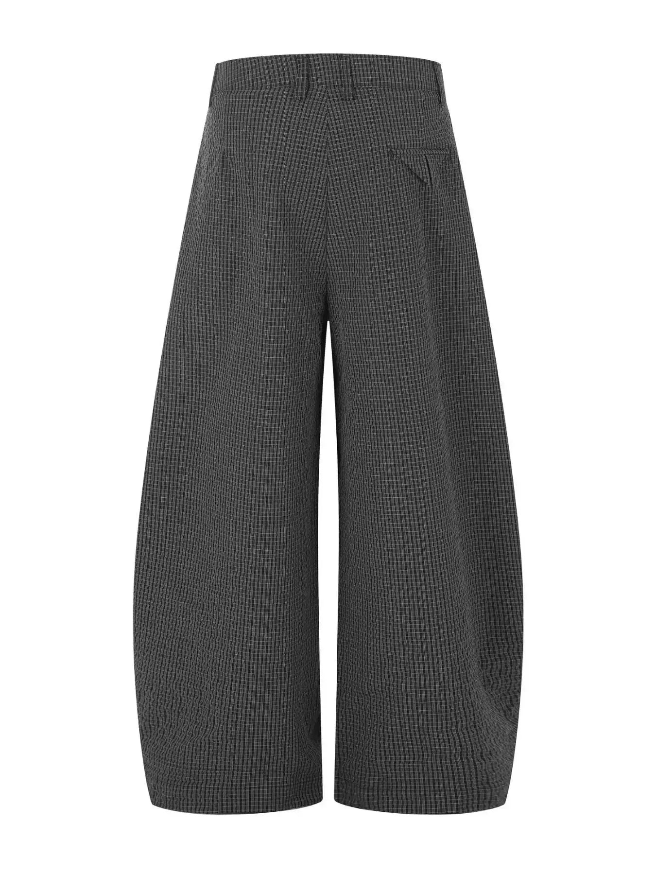 Men's Wide Leg Plaid Pants by Trendsi