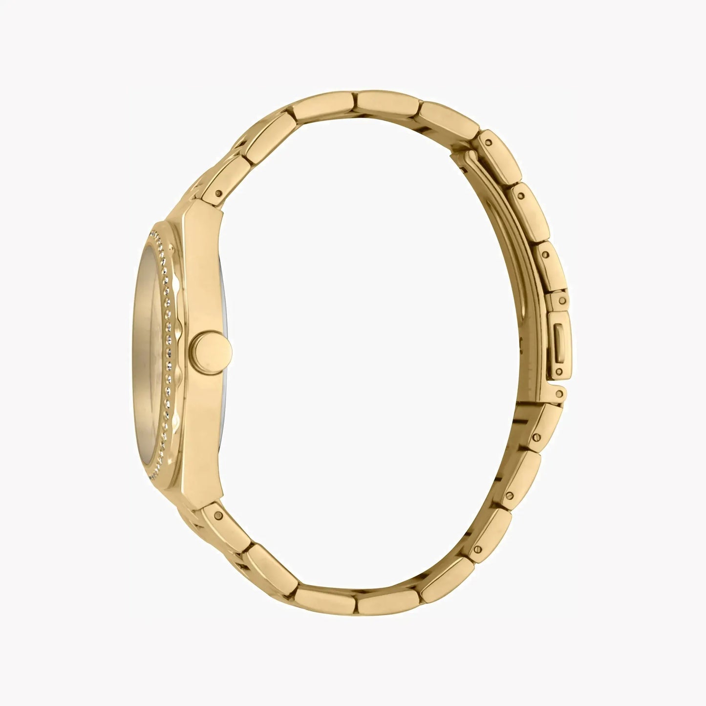 Esprit Women's Gold Stainless Steel Watch, Champagne Dial | Es1l202m0065 by ESPRIT