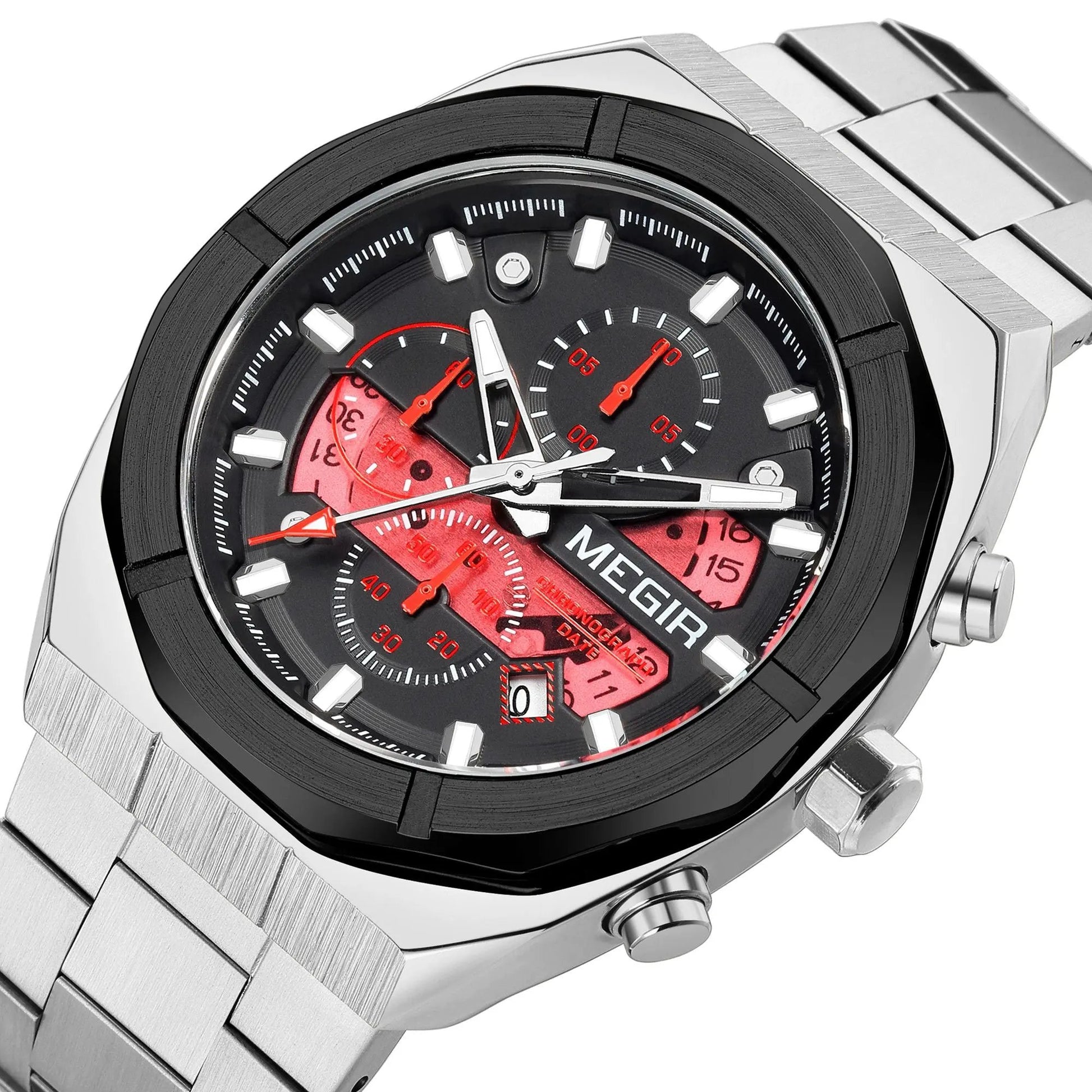 MEGIR New Watch for Men Top Brand Luxury Casual Quartz Wristwatch with Chronograph Waterproof Luminous Auto Date Reloj Hombre 2225 by MEGIR WATCH GROUP