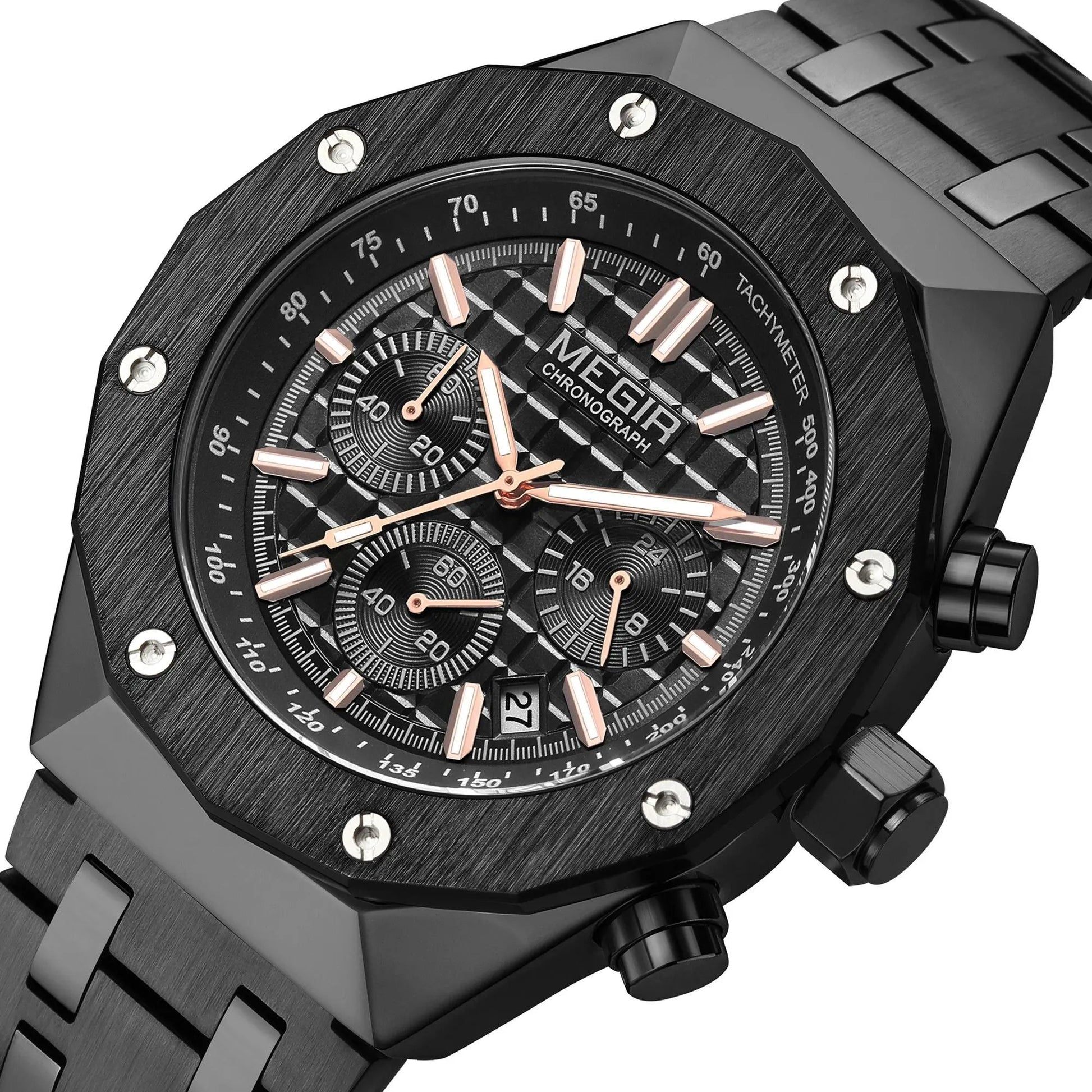 MEGIR Relogio Masculino Luxury Business Men Watches Fashion Military Watch Date Luminous Casual Quartz Wristwatch Man Clock 2213 by MEGIR WATCH GROUP