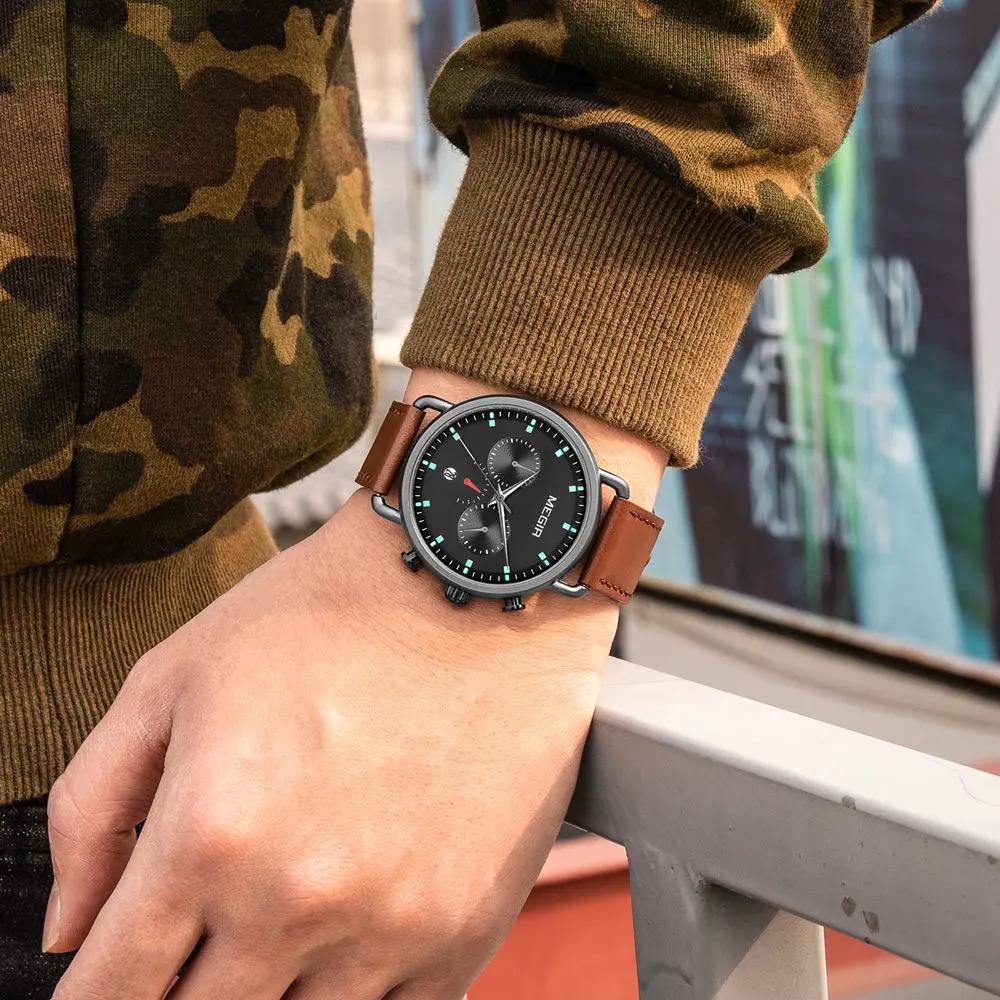 MEGIR Men Watch Top Brand Fashion Casual Quartz Watches Waterproof Date Man Sports Military Wristwatch Clock Relogio Masculino 2159 by MEGIR WATCH GROUP
