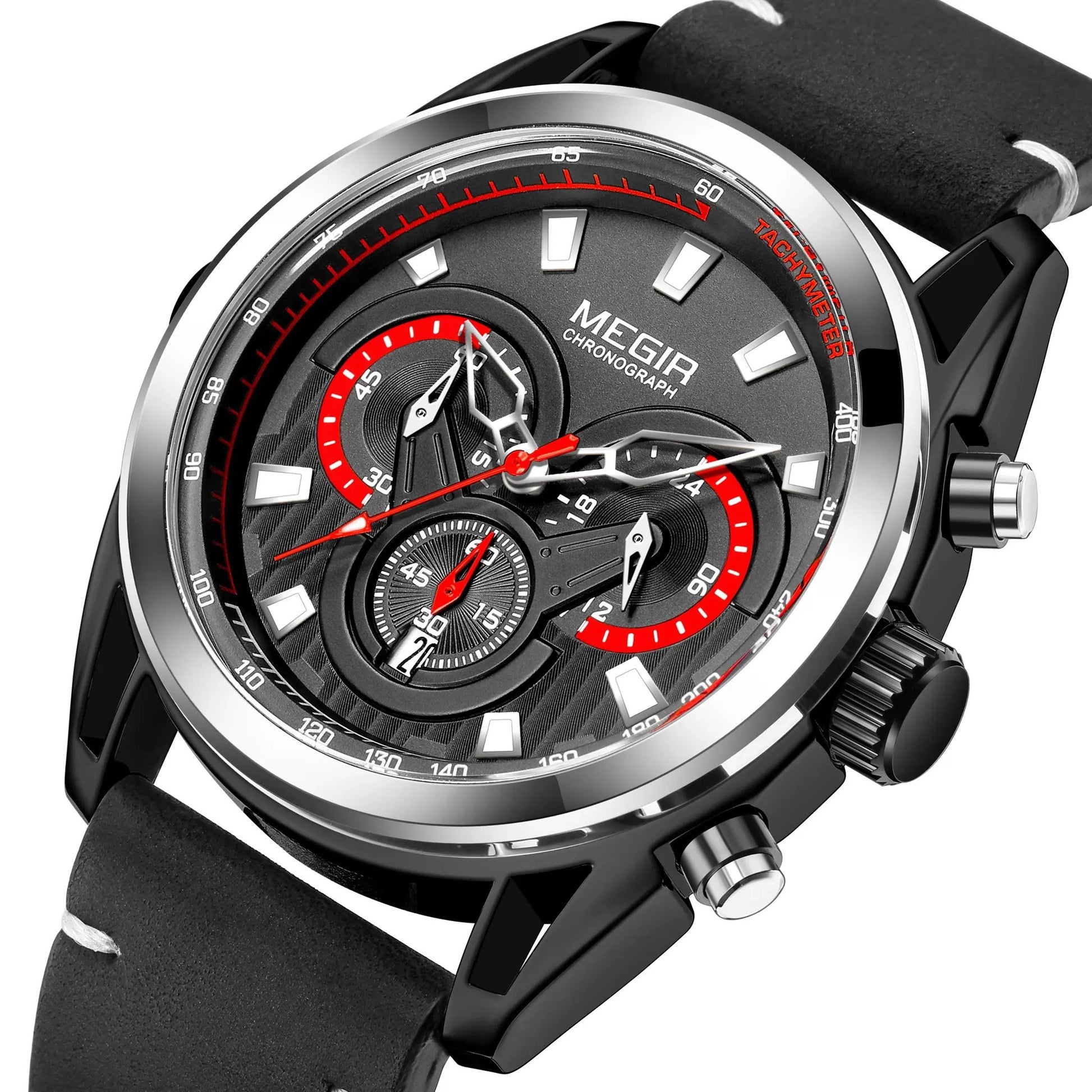 MEGIR Top Brand Luxury Men's Wrist Watch Man Luminous Waterproof Sport Men Quartz Wristwatches Relogio Masculino Dropshipping 2135 by MEGIR WATCH GROUP