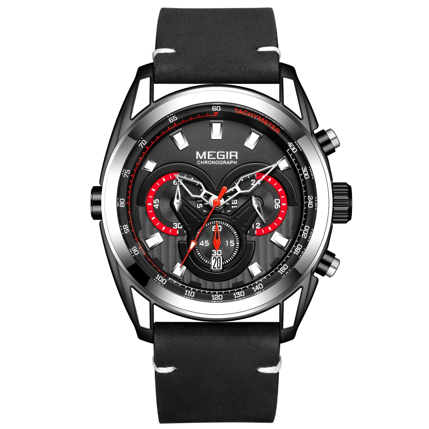 MEGIR Top Brand Luxury Men's Wrist Watch Man Luminous Waterproof Sport Men Quartz Wristwatches Relogio Masculino Dropshipping 2135 by MEGIR WATCH GROUP