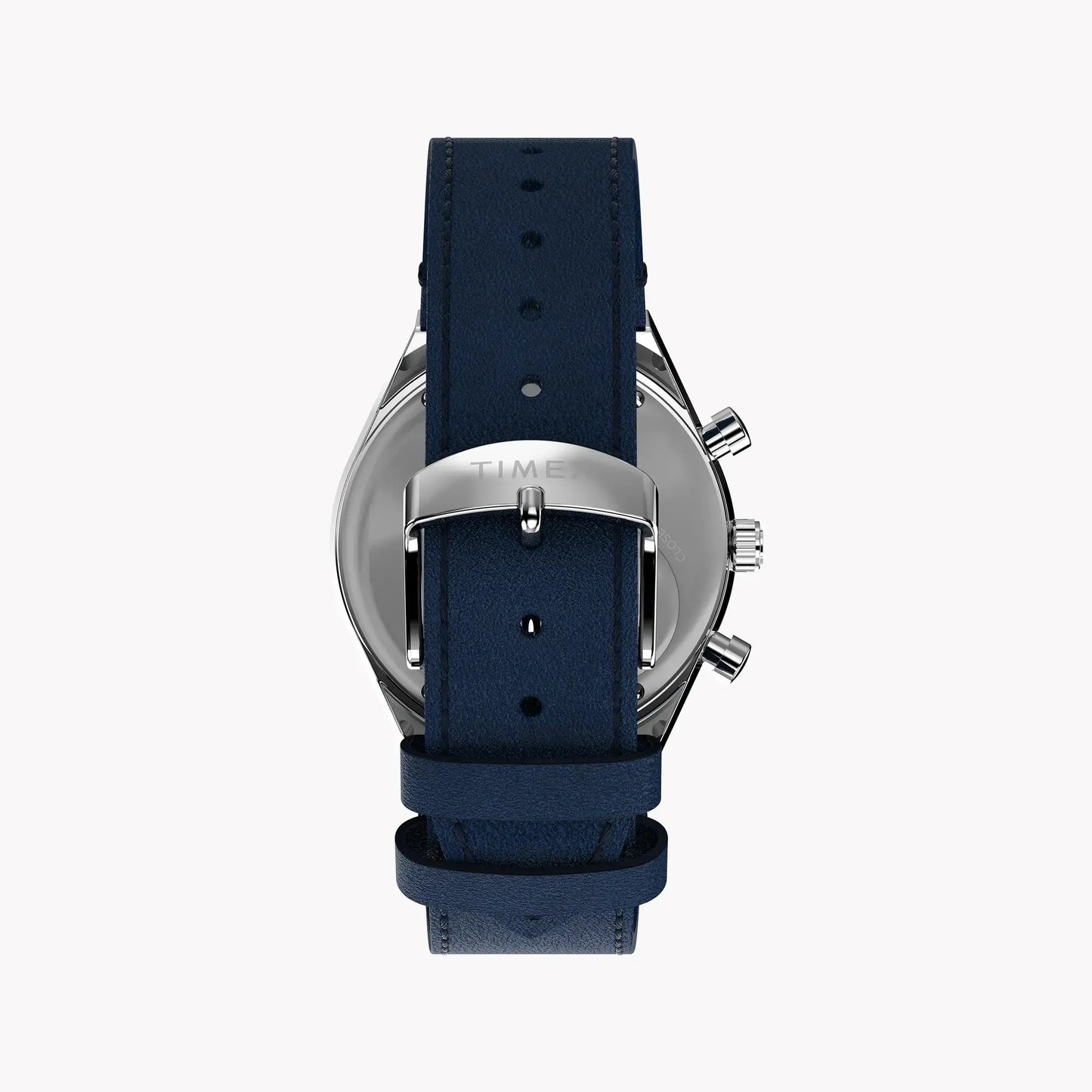 Timex Men's Blue Leather Chrono, Stainless Steel | Tw2w51700 by TIMEX