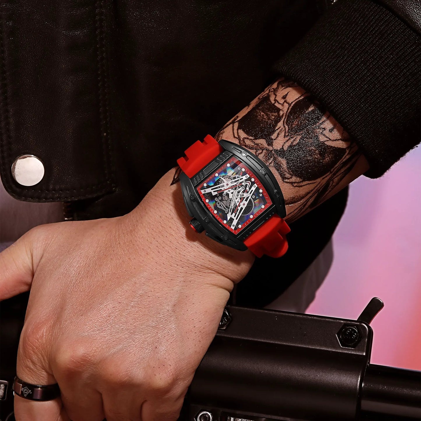 RUIMAS Fashion Military Quartz Watches Men Luxury Casual Sport Wrist Watches Waterproof Luminous Clock Large Dial Reloj Hombre 338 by MEGIR WATCH GROUP