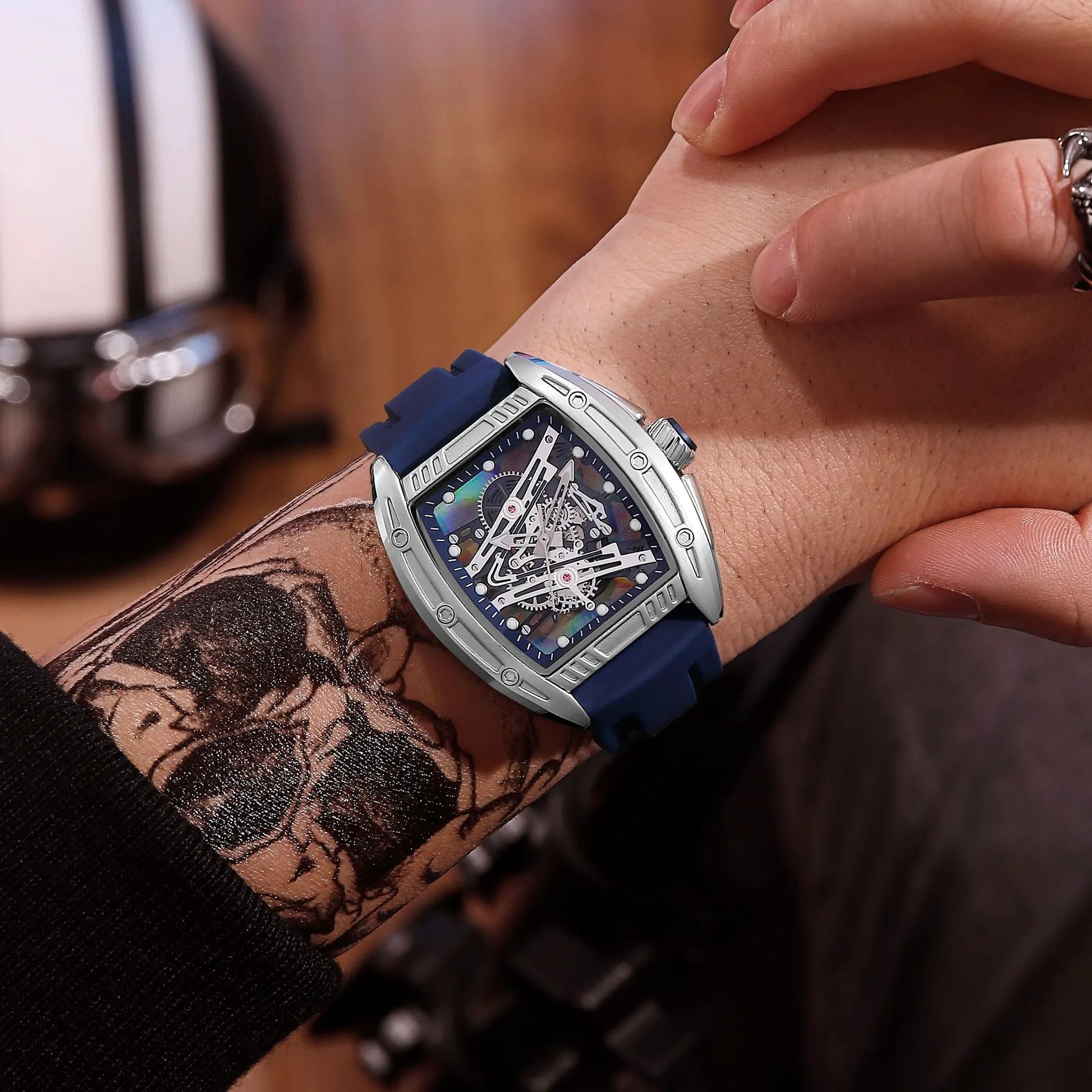 RUIMAS Fashion Military Quartz Watches Men Luxury Casual Sport Wrist Watches Waterproof Luminous Clock Large Dial Reloj Hombre 338 by MEGIR WATCH GROUP
