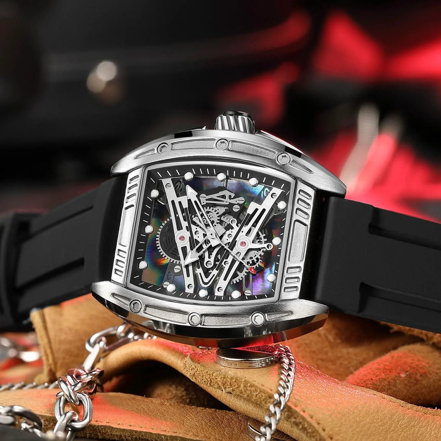 RUIMAS Fashion Military Quartz Watches Men Luxury Casual Sport Wrist Watches Waterproof Luminous Clock Large Dial Reloj Hombre 338 by MEGIR WATCH GROUP