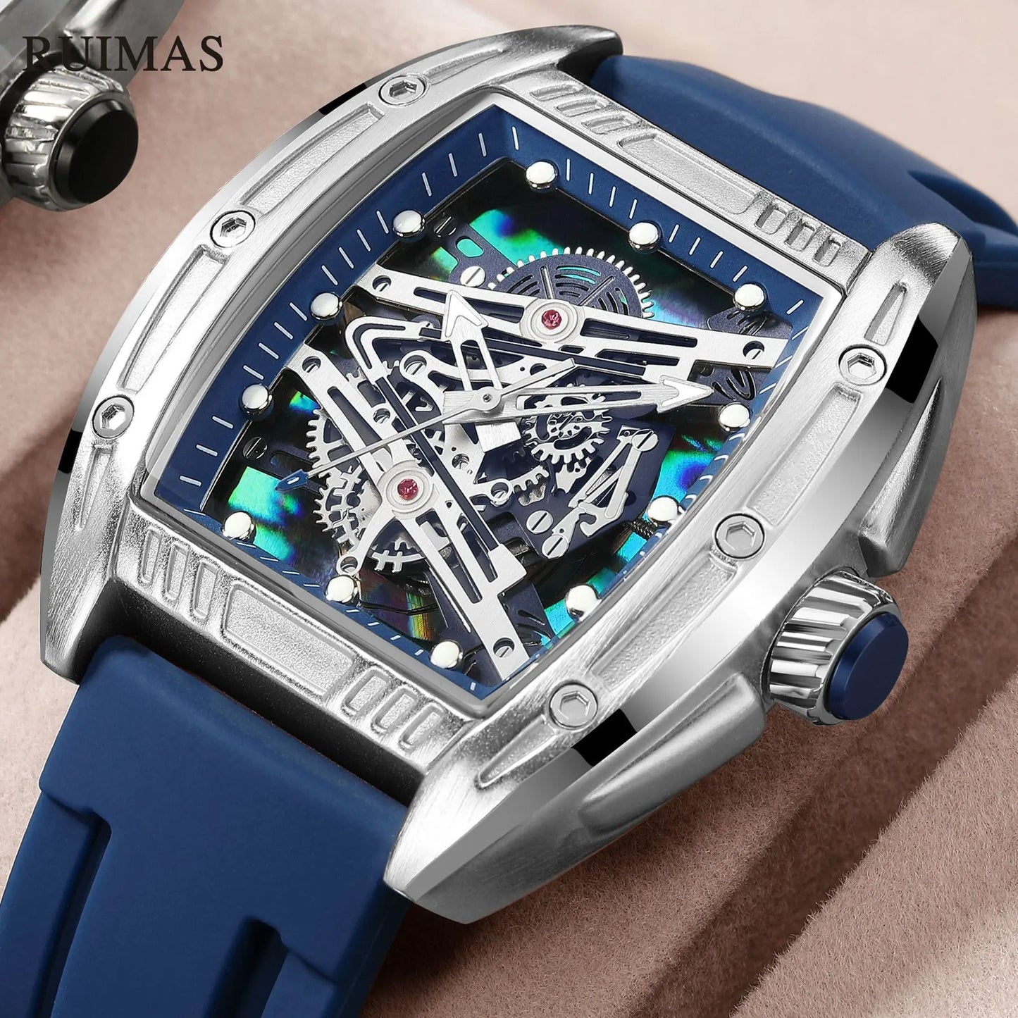RUIMAS Fashion Military Quartz Watches Men Luxury Casual Sport Wrist Watches Waterproof Luminous Clock Large Dial Reloj Hombre 338 by MEGIR WATCH GROUP