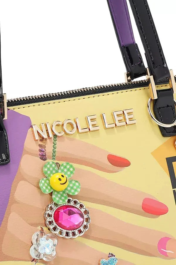 Nicole Lee USA Nail Polish Dome Shoulder Bag by Nicole Lee USA
