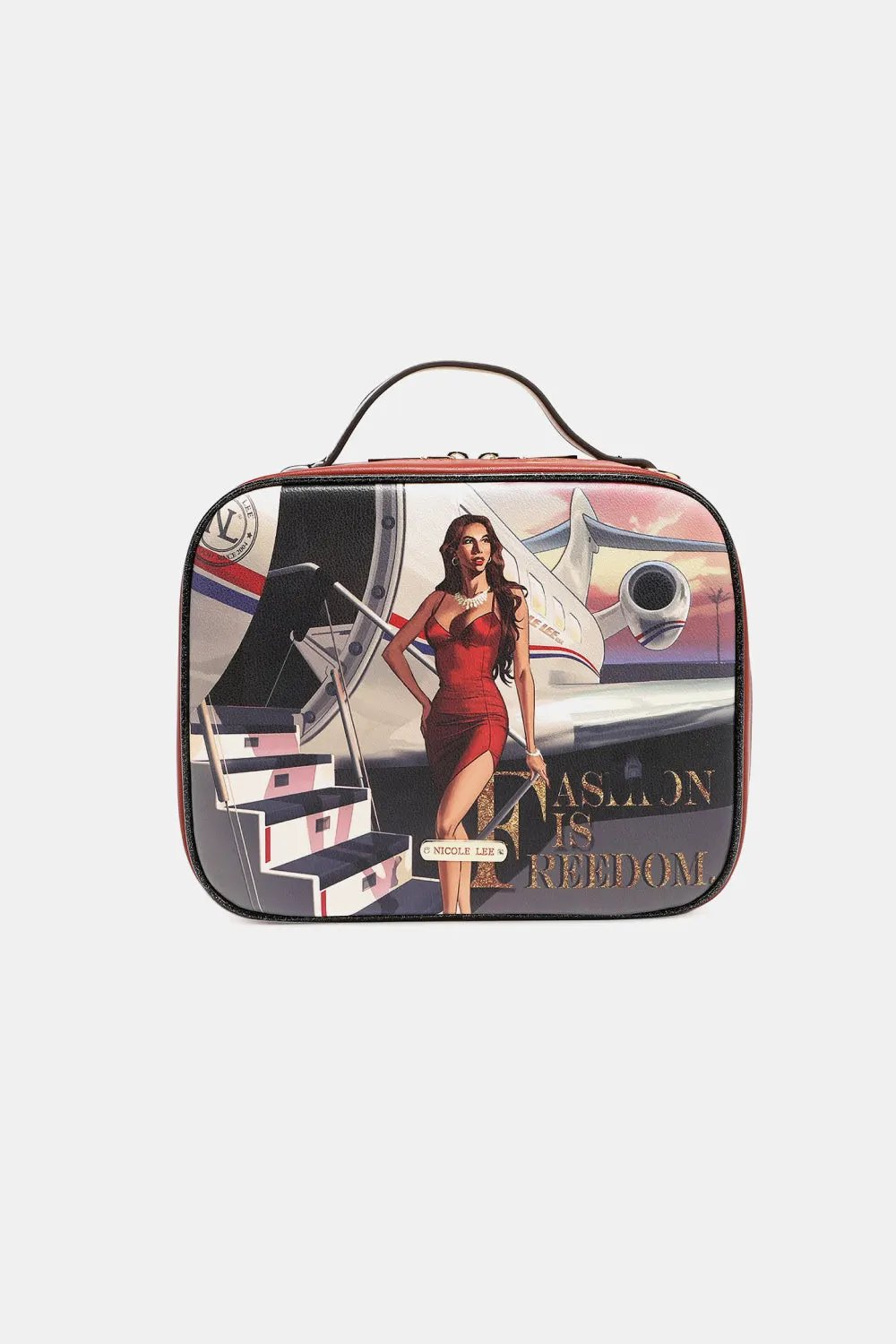 Nicole Lee USA Printed Handbag with Three Pouches by Nicole Lee USA