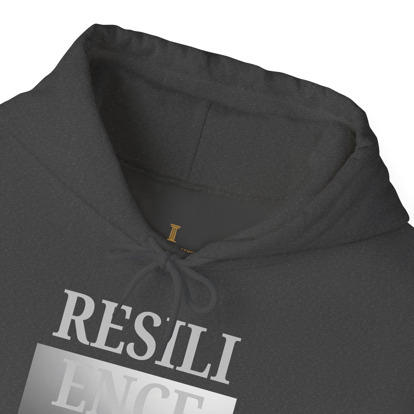 Resilience Hoodie — Minimalist Monochrome Photo Pullover