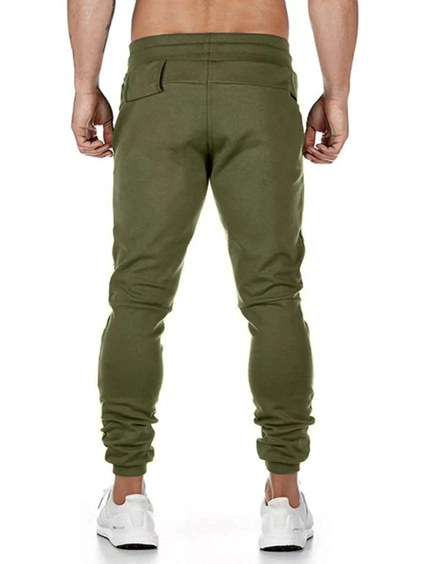 Men's Drawstring Slim Fit Joggers by Trendsi