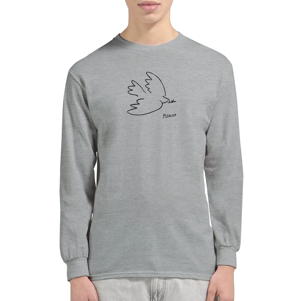 Pablo Picasso Dove of Peace 1949 artwork Long Sleeve Shirt-1