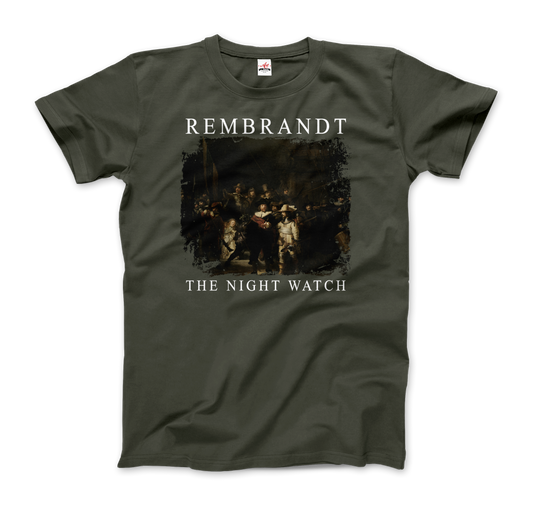 Rembrandt the Night Watch 1642 artwork t-shirt by Art-O-Rama Shop