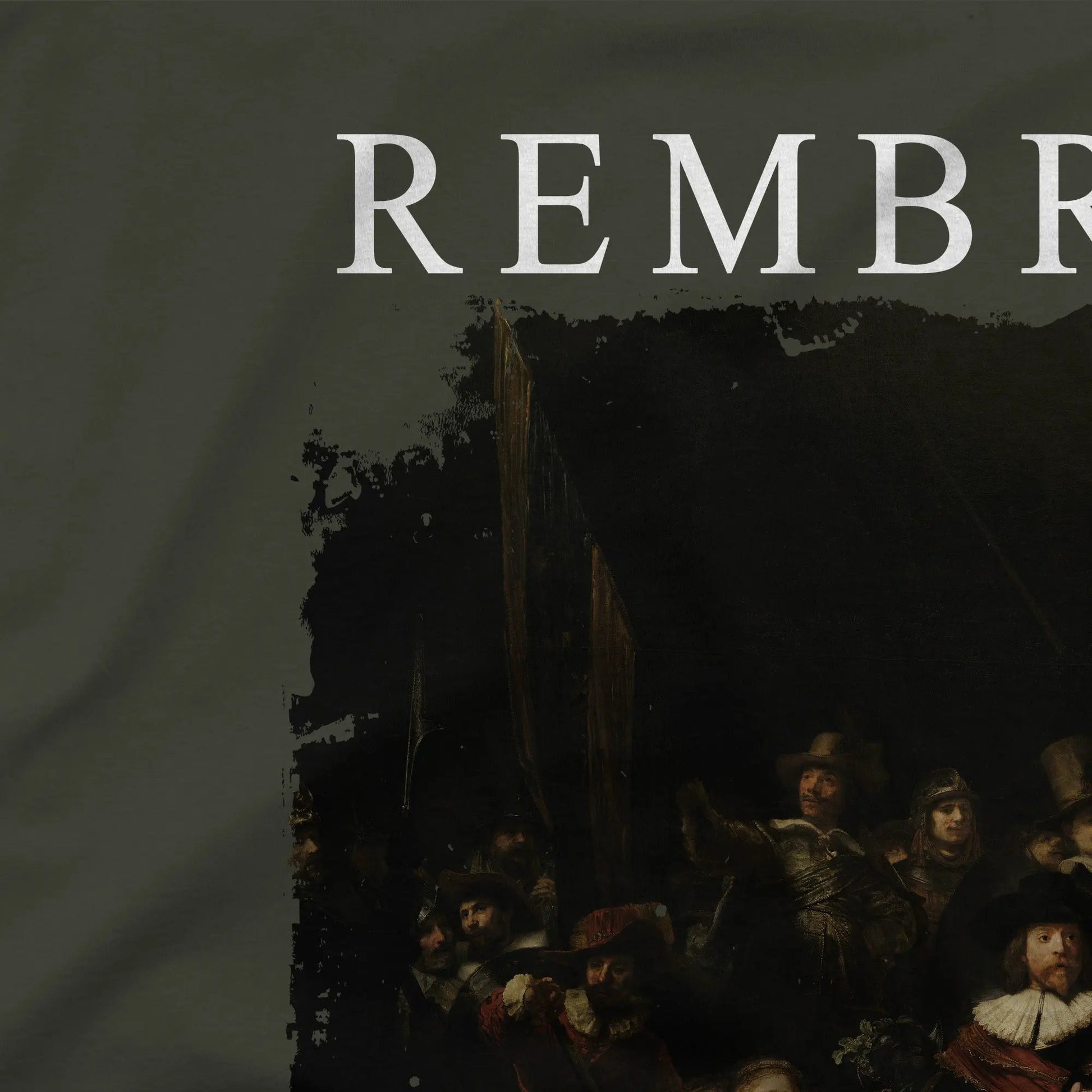Rembrandt the Night Watch 1642 artwork t-shirt by Art-O-Rama Shop
