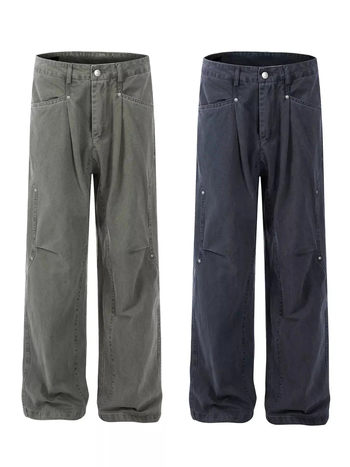 Men's Full Size Loose Fit Pants Plus Size by Trendsi