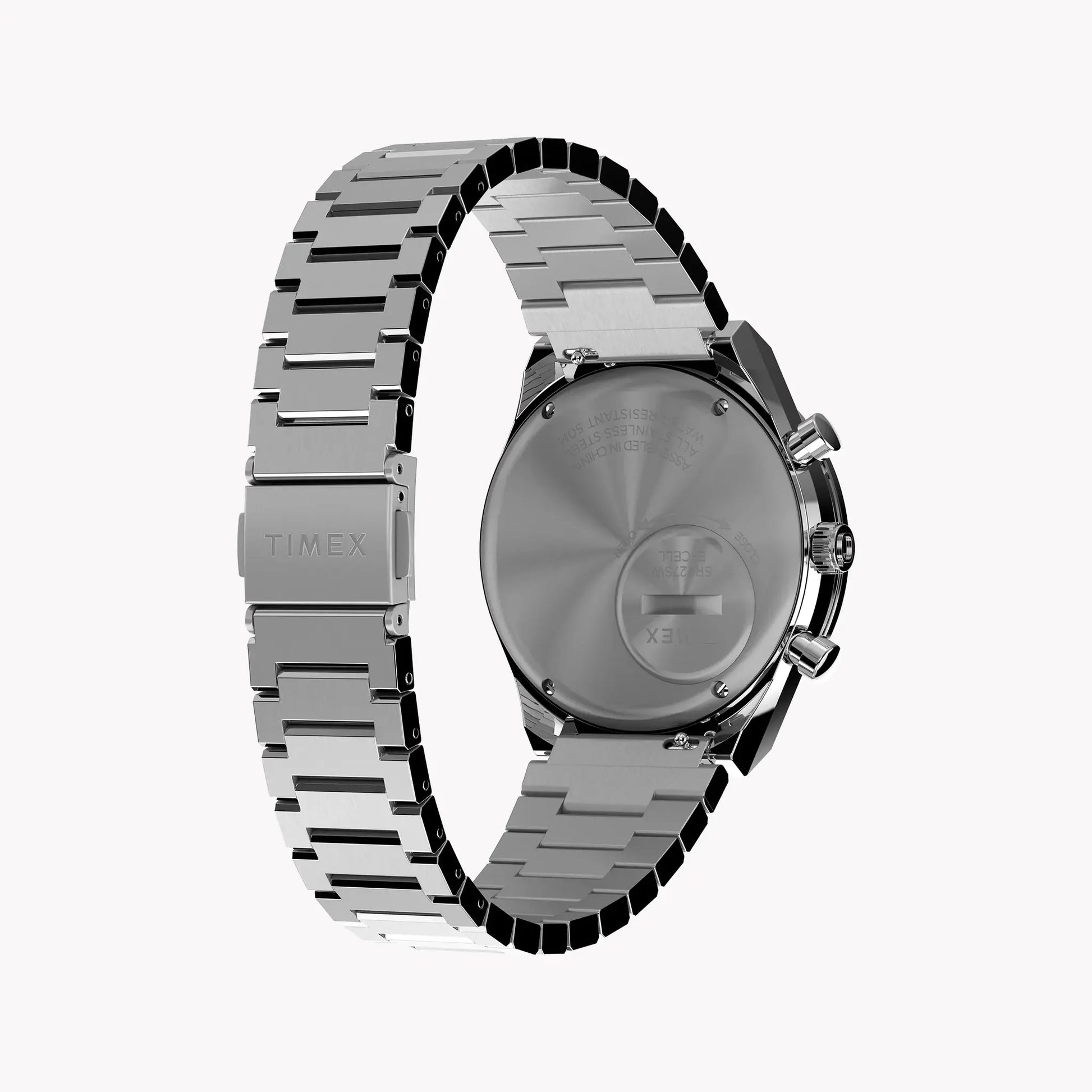 Timex Men's Stainless Steel Blue Dial Watch, Silver | Tw2w51600 by TIMEX