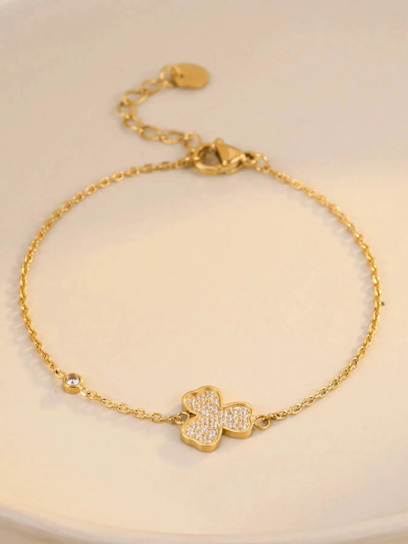 Stainless Steel Zircon Bracelet by Partner Label
