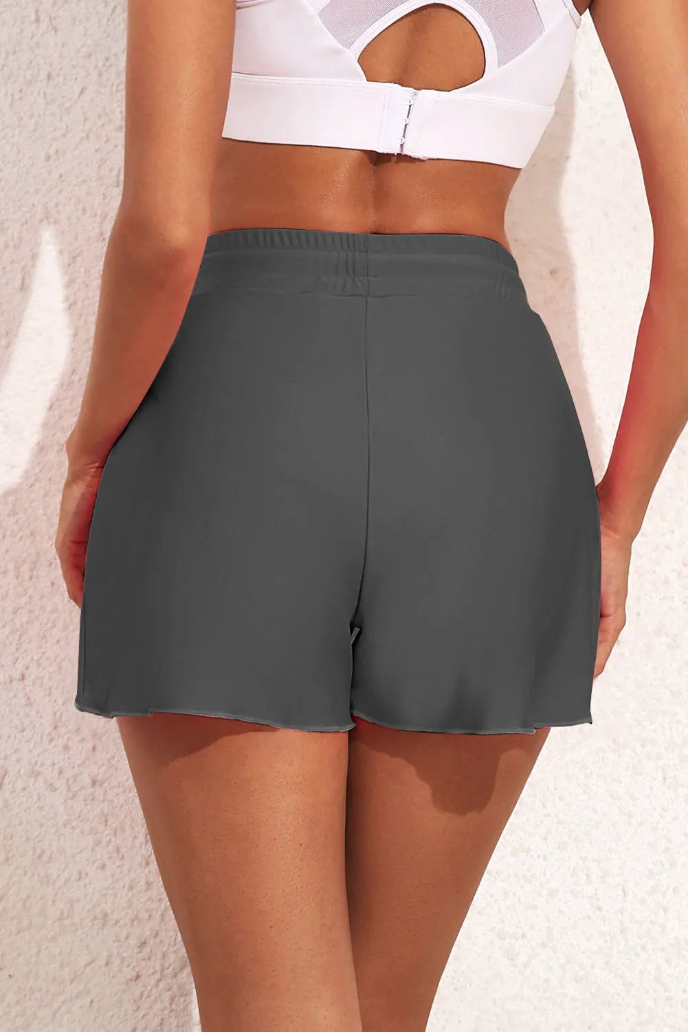 Drawstring Waist Swim Shorts by Partner Label