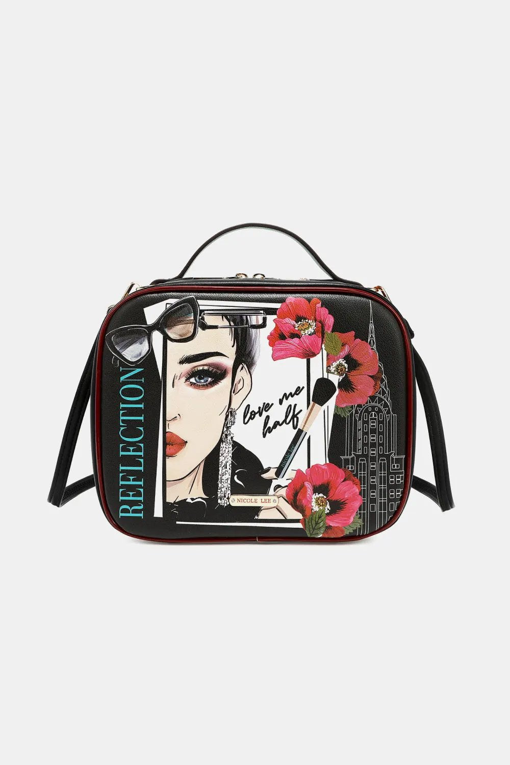 Nicole Lee USA Printed Handbag with Three Pouches by Nicole Lee USA