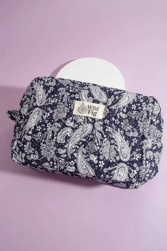 Fame Paisley Pattern Cosmetic Bag by Partner Label