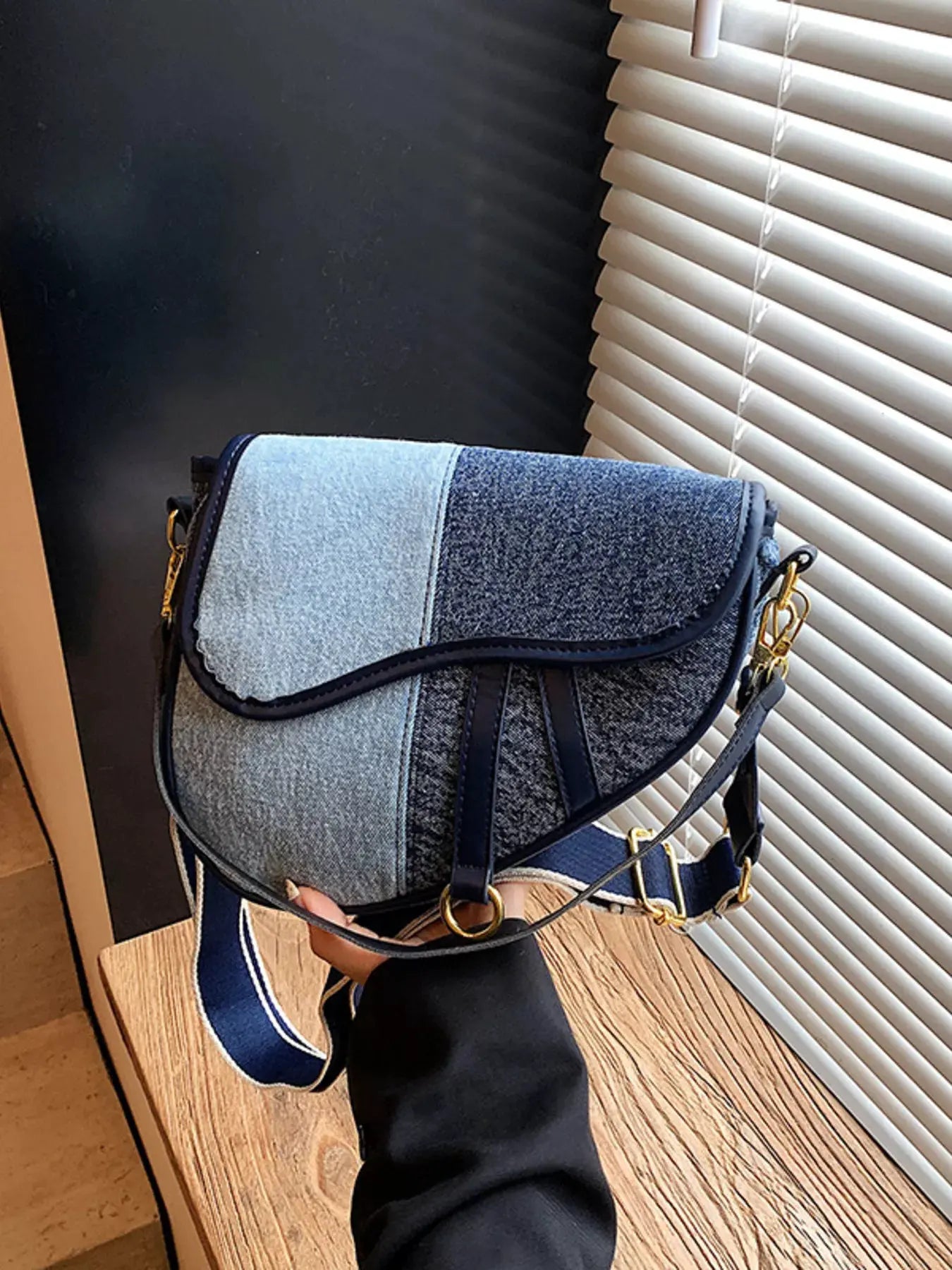 Adjustable Strap Crossbody Bag by Partner Label