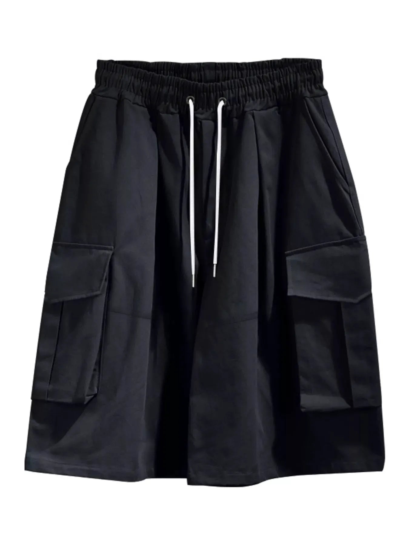 Men's Full Size Cargo Shorts with Drawstring Waist Plus Size by Trendsi