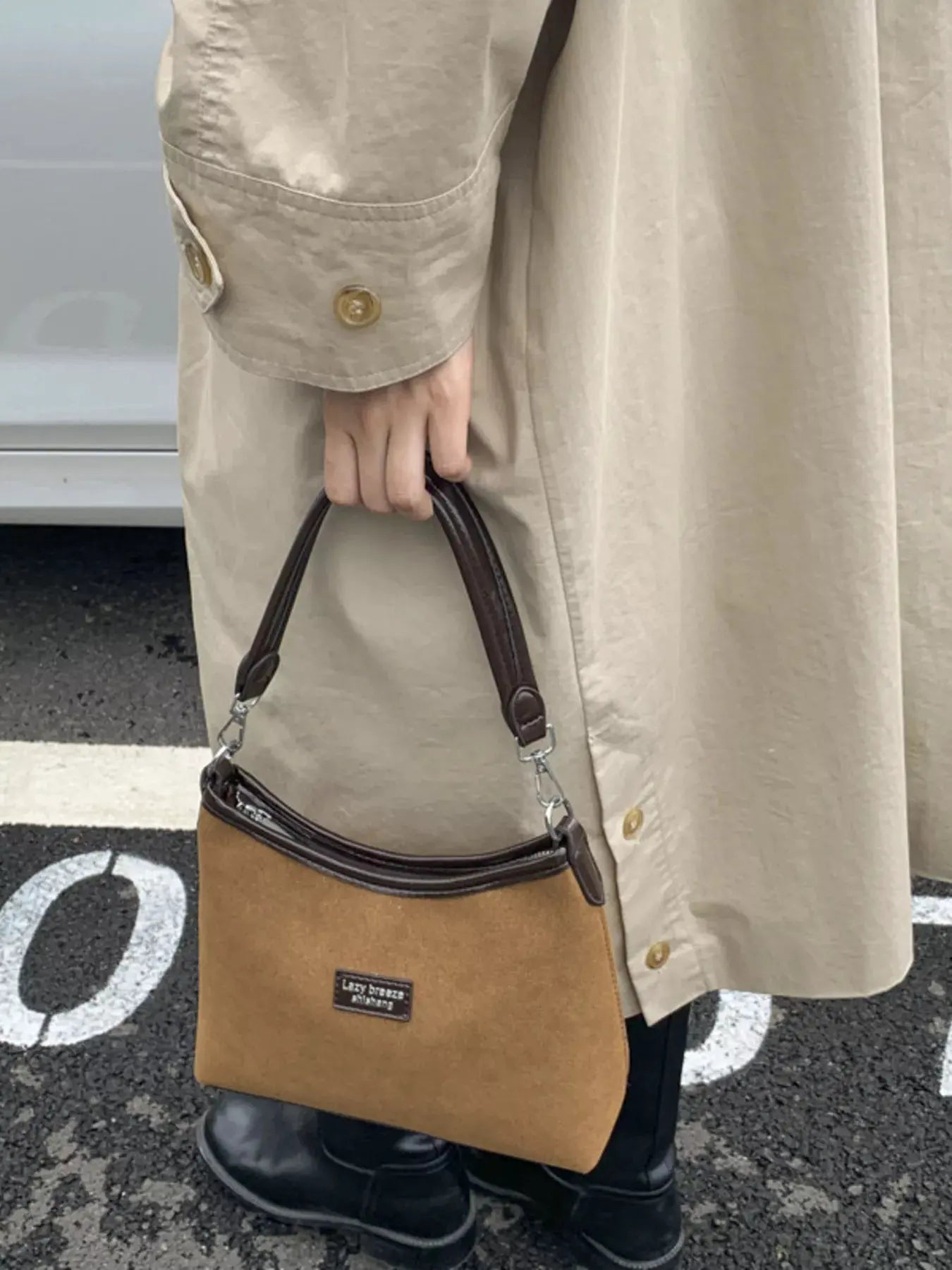Adjustable Strap Crossbody Bag by Partner Label