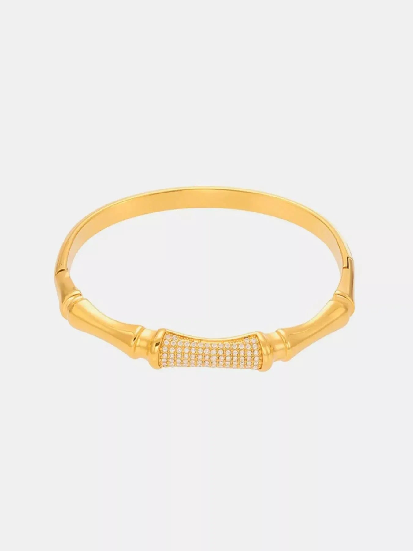 18K Gold-Plated Zircon Bracelet by Partner Label