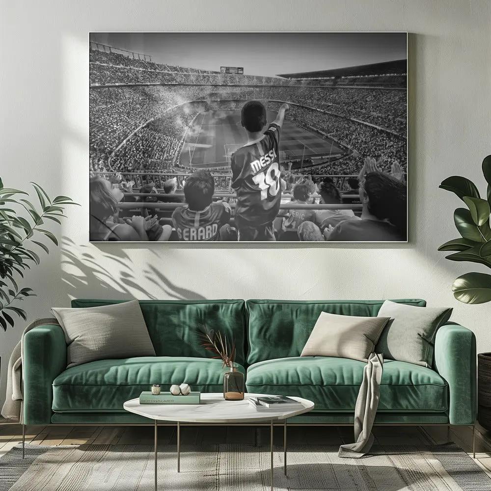 Wall art Cathedral of Football by Clemens Geiger