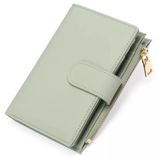 Solid Color Leather Wallet by Partner Label