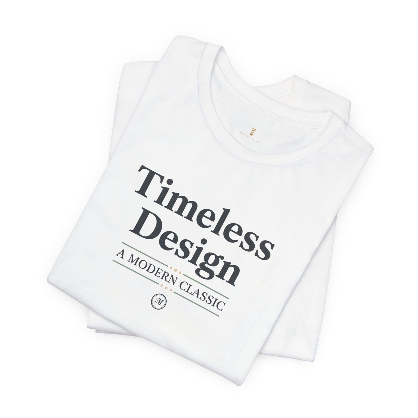 Timeless Design Serif Font Shirt | Literary Aesthetic Tee