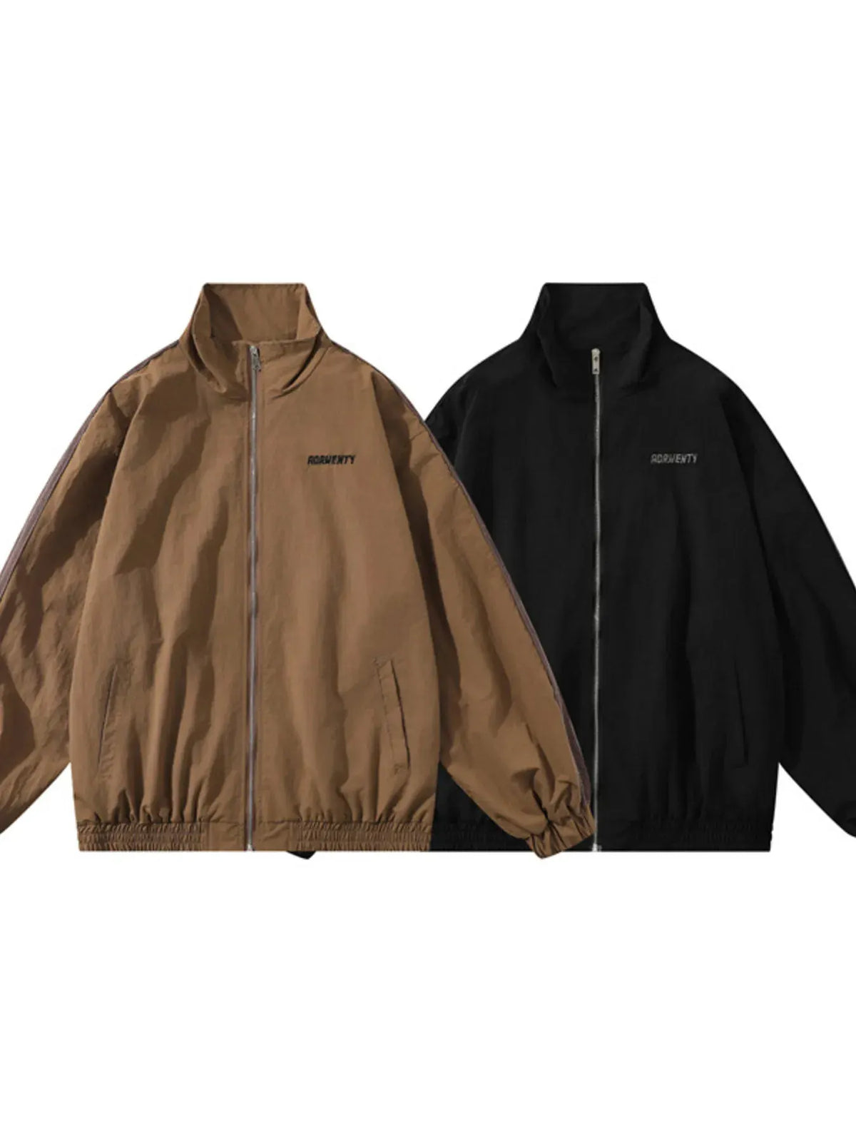 Men's Zip Up Jacket and Pants Set by Trendsi