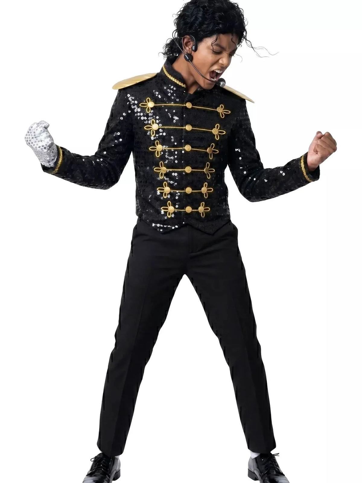 Children's Halloween Sequin Performance Costume Set by Trendsi