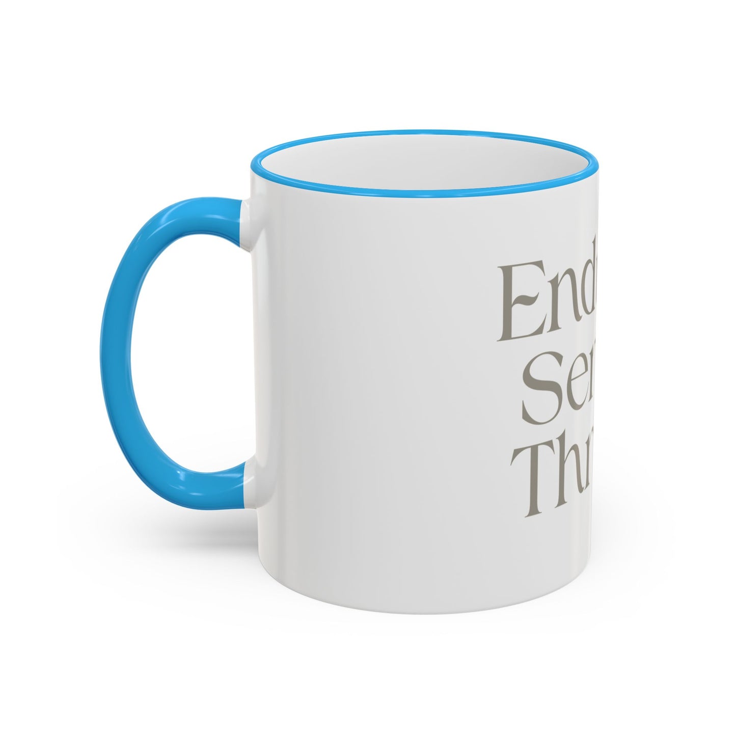 Endure. Serve. Thrive. Accent Rim Ceramic Mug