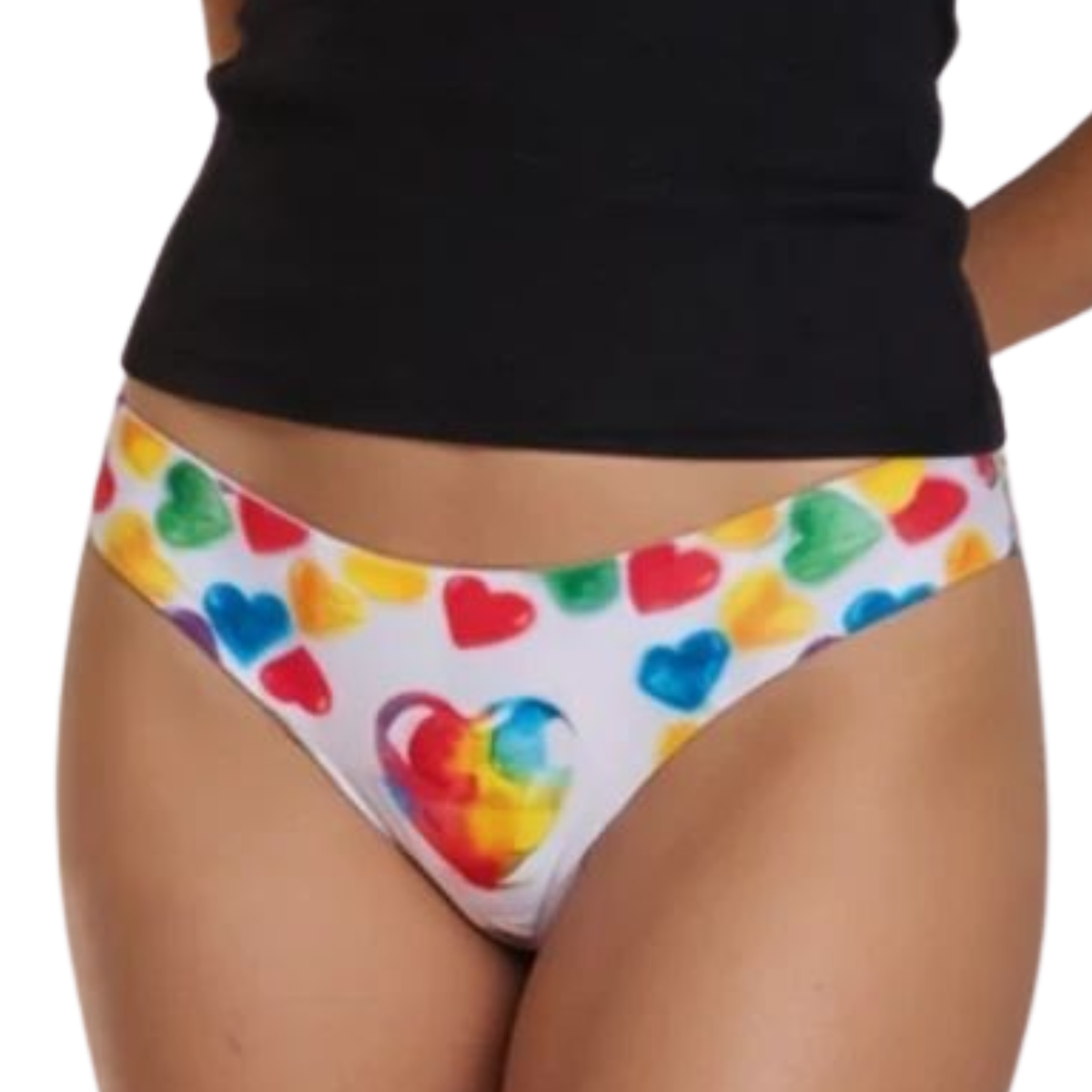 Memème Women’s Ultra-Comfortable VIVID LIFE - Sweet Heart Panties | Breathable Cotton Crotch, Stretchy Fit by Mememe