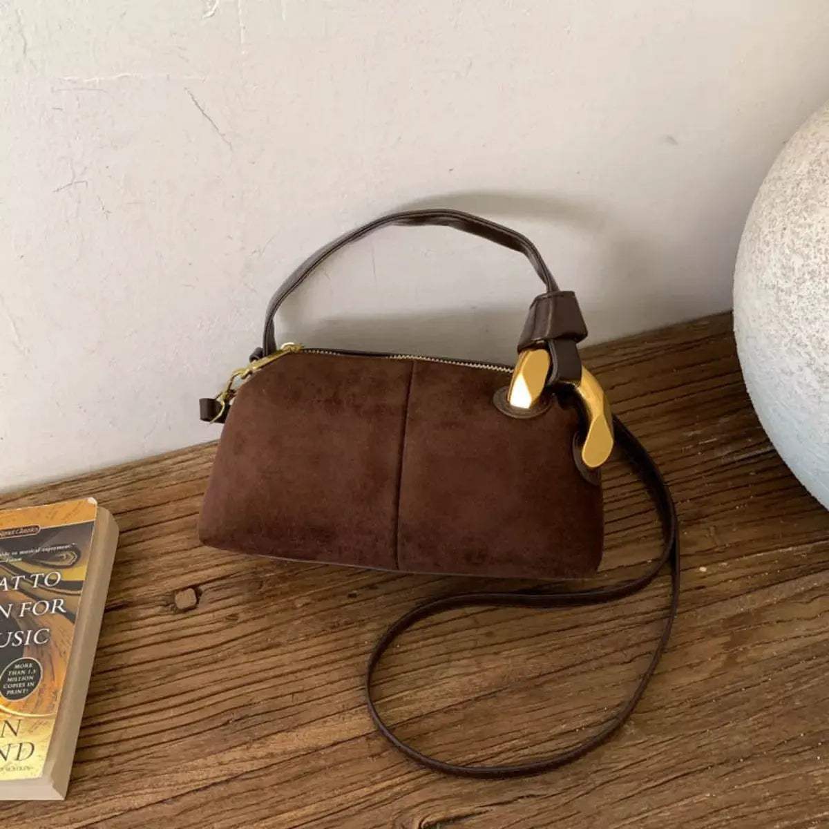 Suede Mini Crossbody Bag by Partner Label