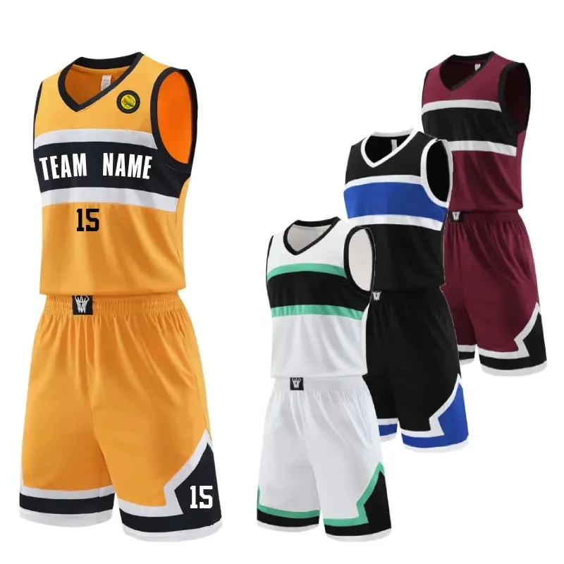 Plus Size Mens Oversized Basketball Jersey Set Sleeveless Shirt and Pants Print by Vimost Shop