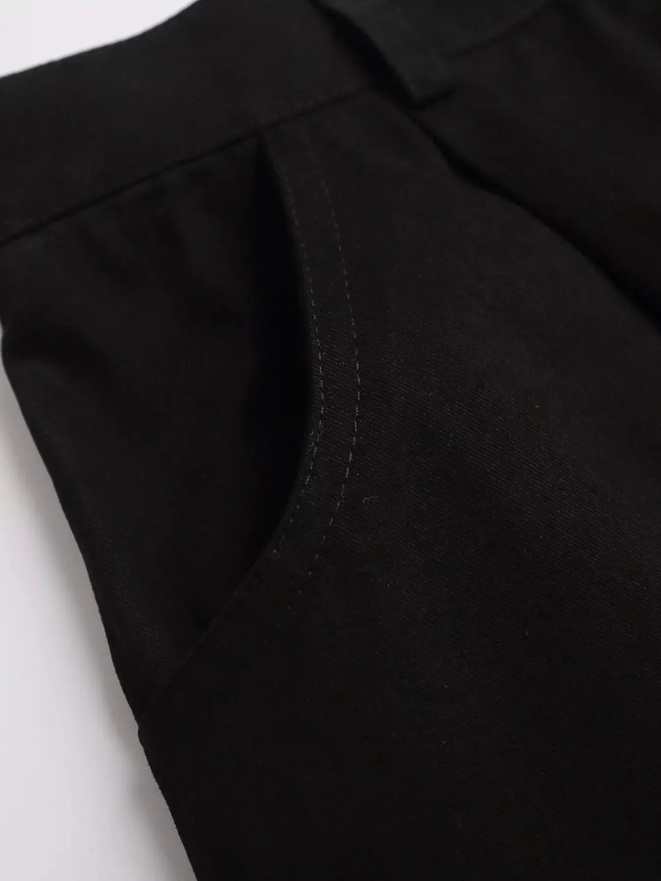 Men's Embroidered Cargo Capris by Trendsi