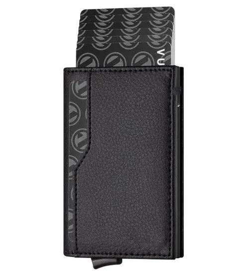 RFID Blocking Leather Credit Card Case 💳🖤 Double ID Window Wallet by Inland Leather