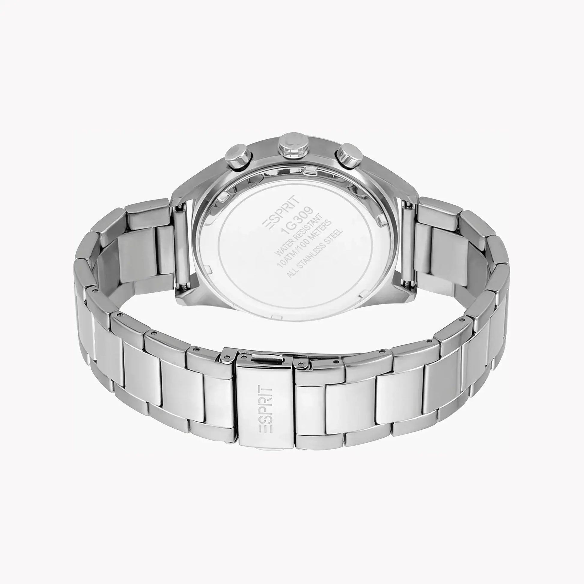 Esprit Men's Silver Stainless Steel Watch, Silver Dial | Es1g045m0025 by ESPRIT