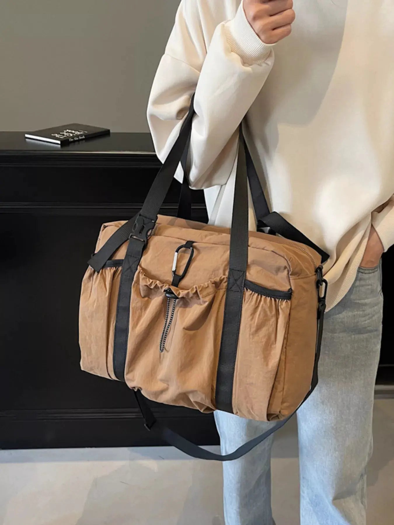 Canvas Travel Duffel Bag by Partner Label