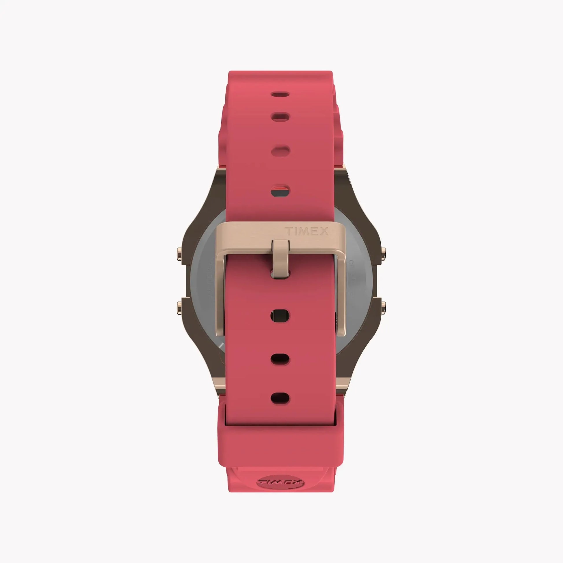 Timex Unisex Rose Gold & Pink Resin Strap Watch | T80 by TIMEX