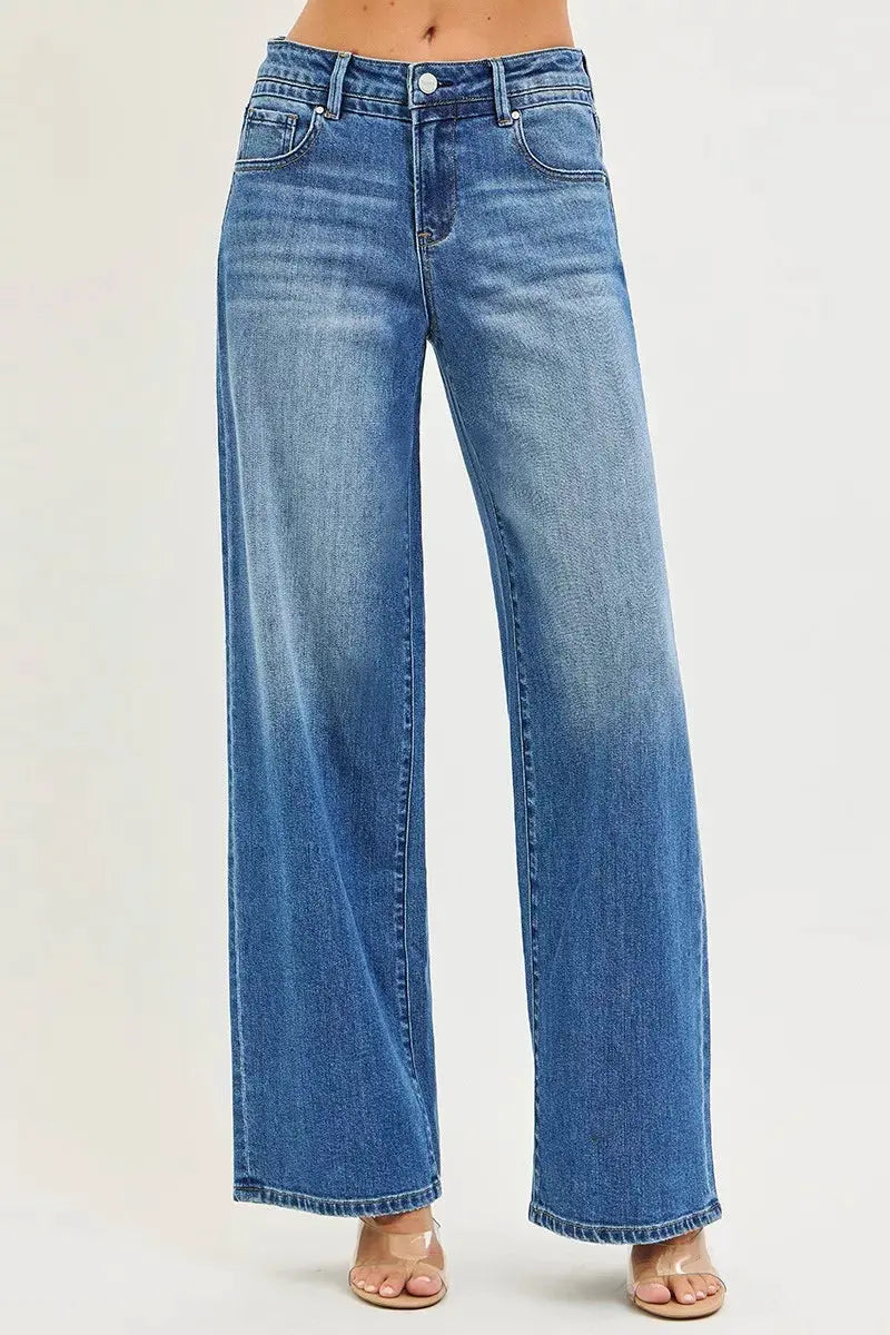 RISEN Slouchy Baggy Jeans with Pockets by RISEN